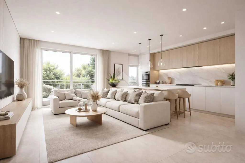 Soggiorno - Modern Triplex with Garden in Parma