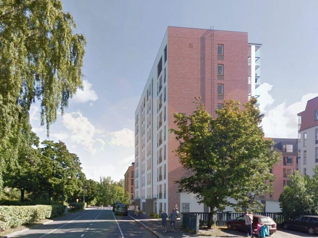 Extérieur - Modern Studio with Balcony in Tampere Centre