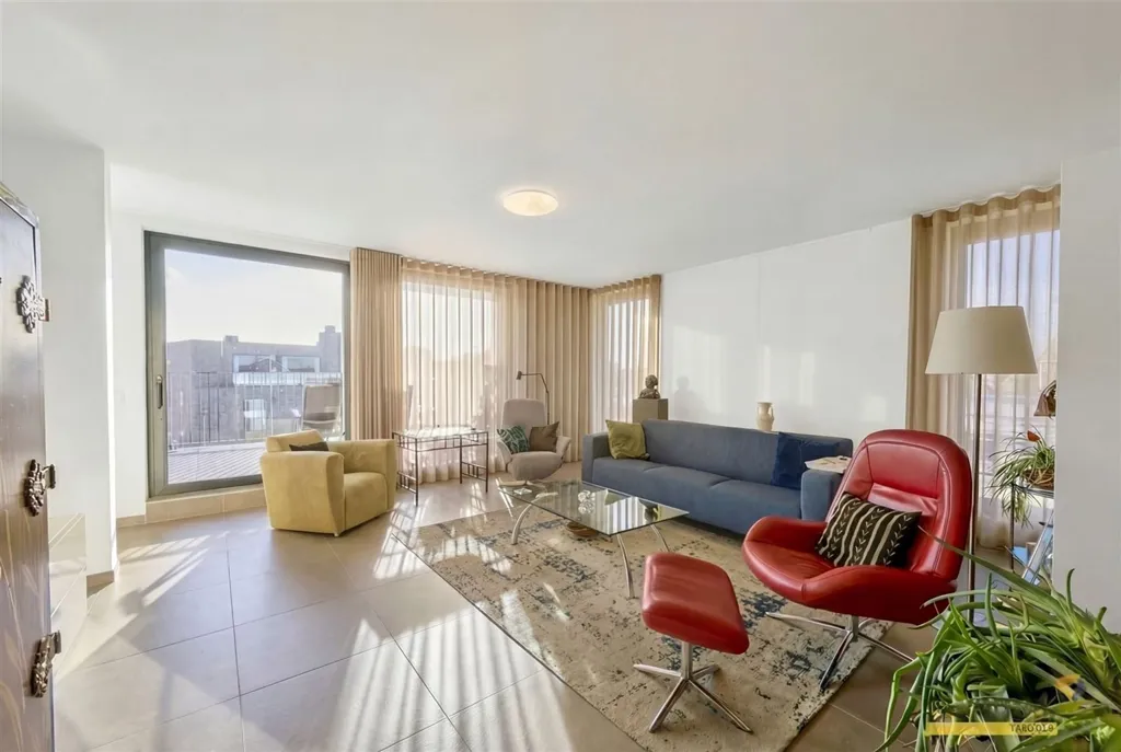 Living Room - Penthouse with 31m² Terrace near Lommel Centre