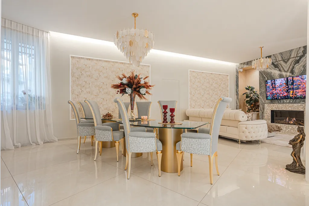 Salle à manger - Penthouse with Panoramic Terrace in Milan