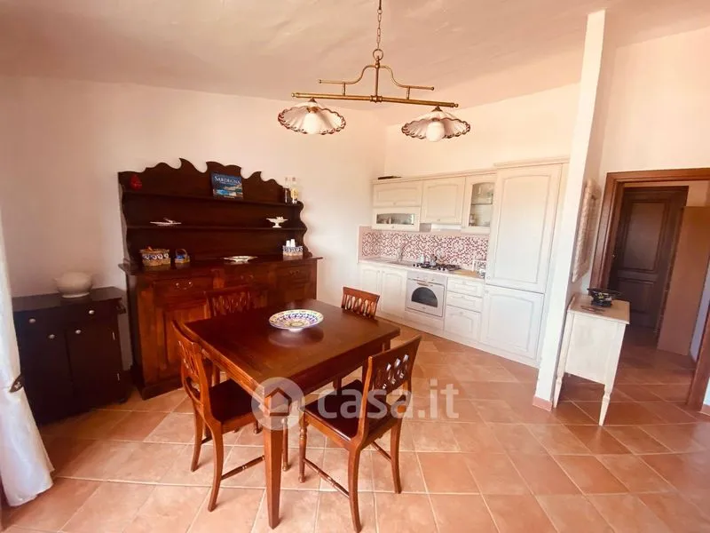 Dining Room - Apartment with Balcony and Pool in Arzachena