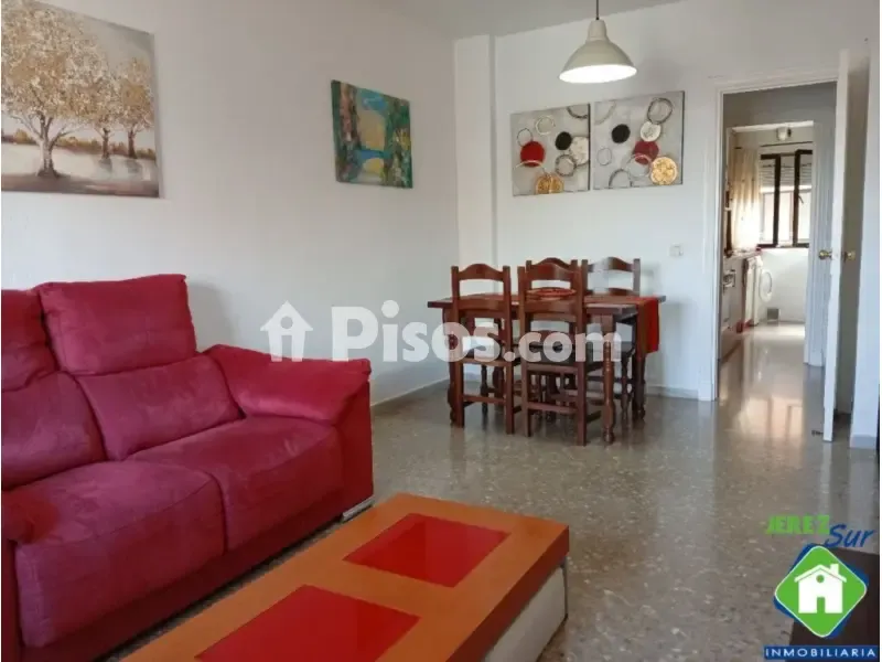 Séjour - Furnished Flat with Parking in Jerez Centre