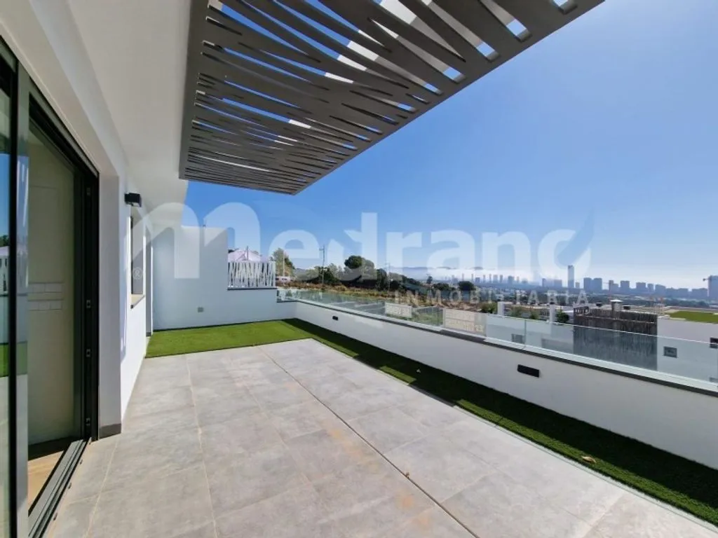 Terrace - Luxury Flat with Sea Views in Finestrat