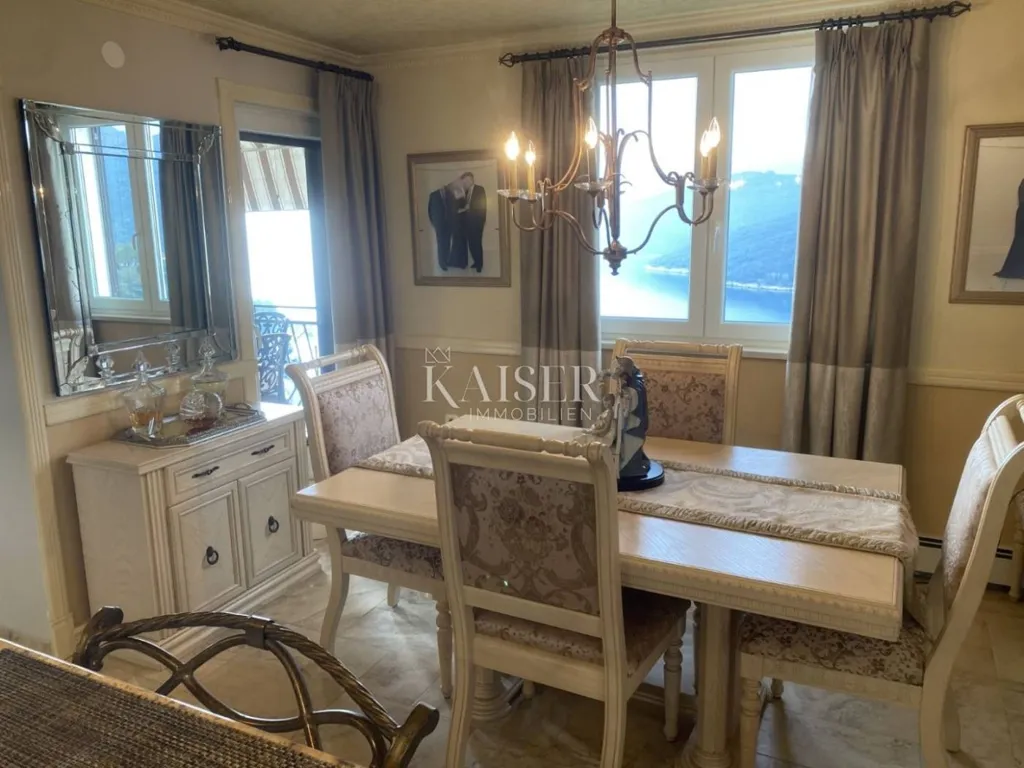 Salle à manger - Penthouse with Sea View in Rabac, Labin