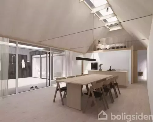 Sala da pranzo - Architectural Holiday Home with Pool in Blokhus