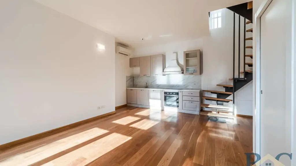 Köök - Trilocale with Private Garden in Milan