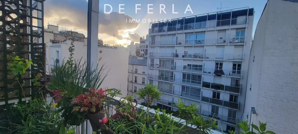 Balcon - Duplex Atelier d'Artiste avec Vue Tour Eiffel à Paris