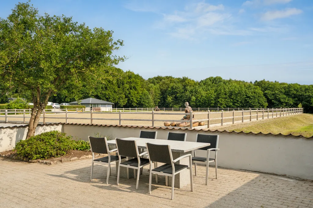 Terrasse - Equestrian Estate with Spa in Vinding