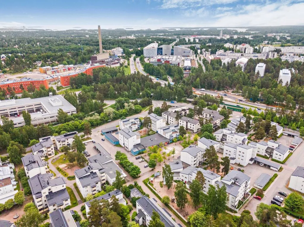Õhuvaade - Spacious Flat with Balcony in Kurkimäki, Helsinki