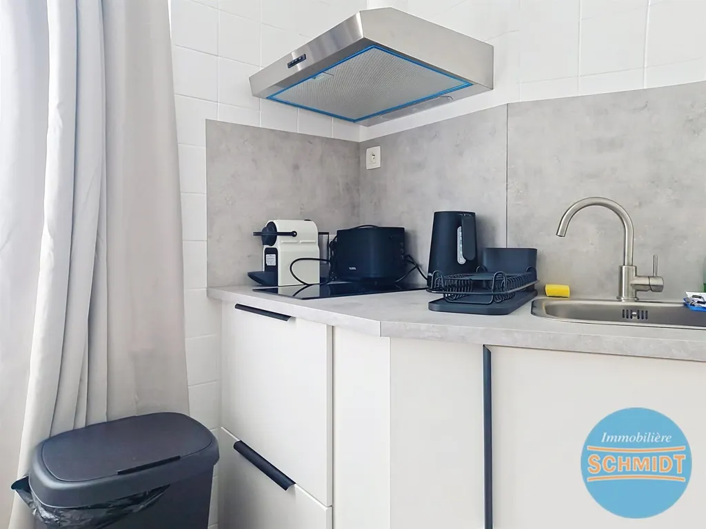 Cuisine - Studio Meublé dans le Quartier Montgomery à Etterbeek