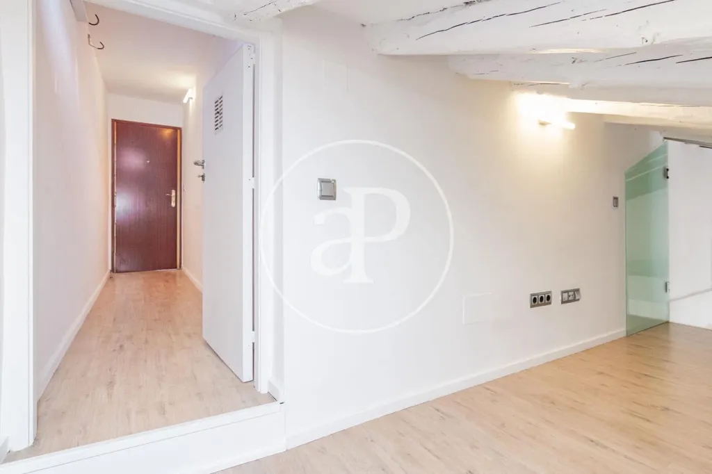 Hallway - Modern Apartment with Balcony Views in Madrid Centre