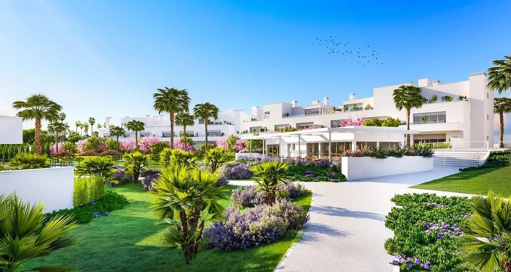 Jardin - Contemporary Flat with Pool in Estepona