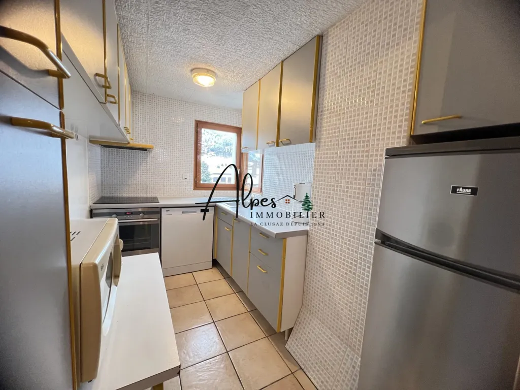 Cuisine - Chalet Rénové avec Vue Panoramique à La Clusaz