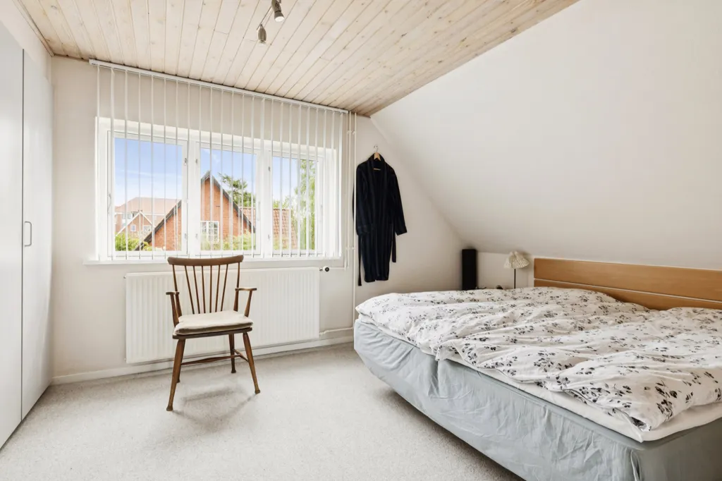 Bedrooms - Rustic Villa with Garden in Viborg