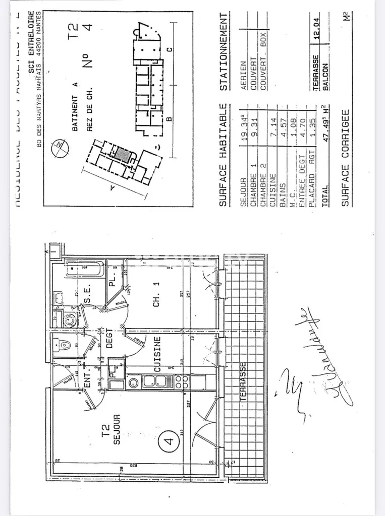 Plaan - Ground Floor Flat with Terrace in Nantes Centre