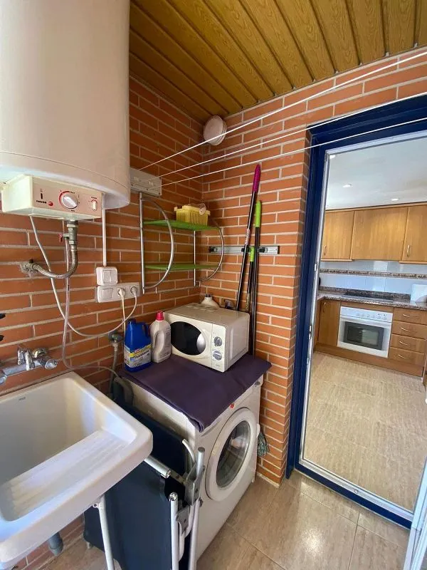 Pesuköök - Spacious Apartment with Sea View in Caleta