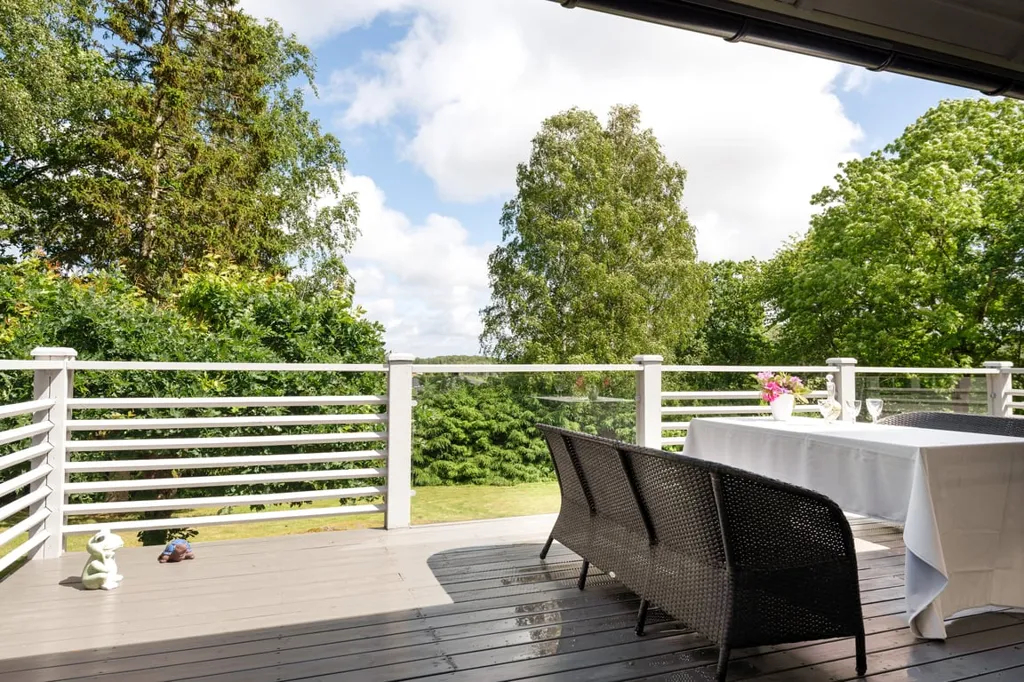 Terrass - Country Souteräng Villa with Pool in Sweden