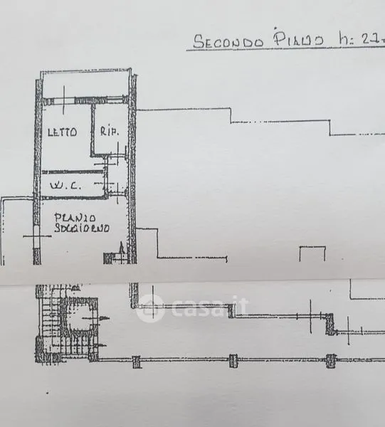 Floor Plan - Apartment with Balcony near Porto Garibaldi, Comacchio