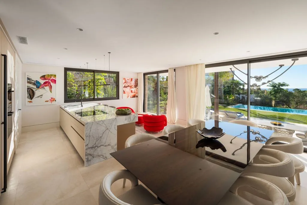 Söögituba - Luxury Villa with Heated Pool in Marbella