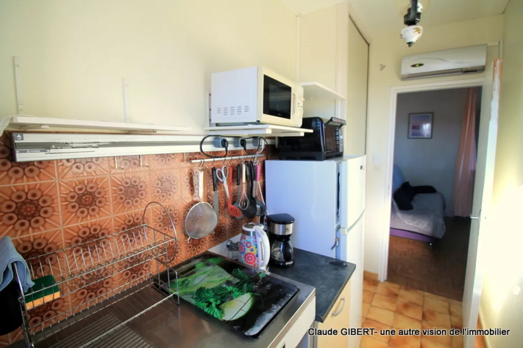 Cuisine - Appartement T2 Vue Dégagée au Centre de Balaruc-Les-Bains