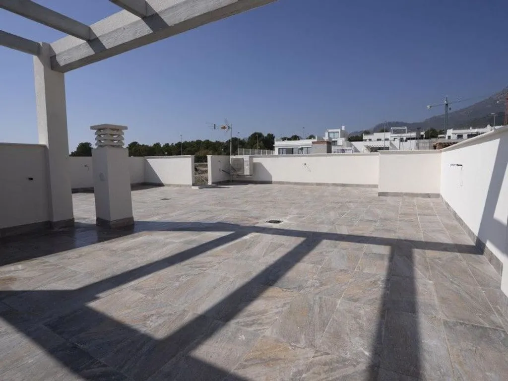 Terrace - Luxury Villa with Pool in Polop, Valencia
