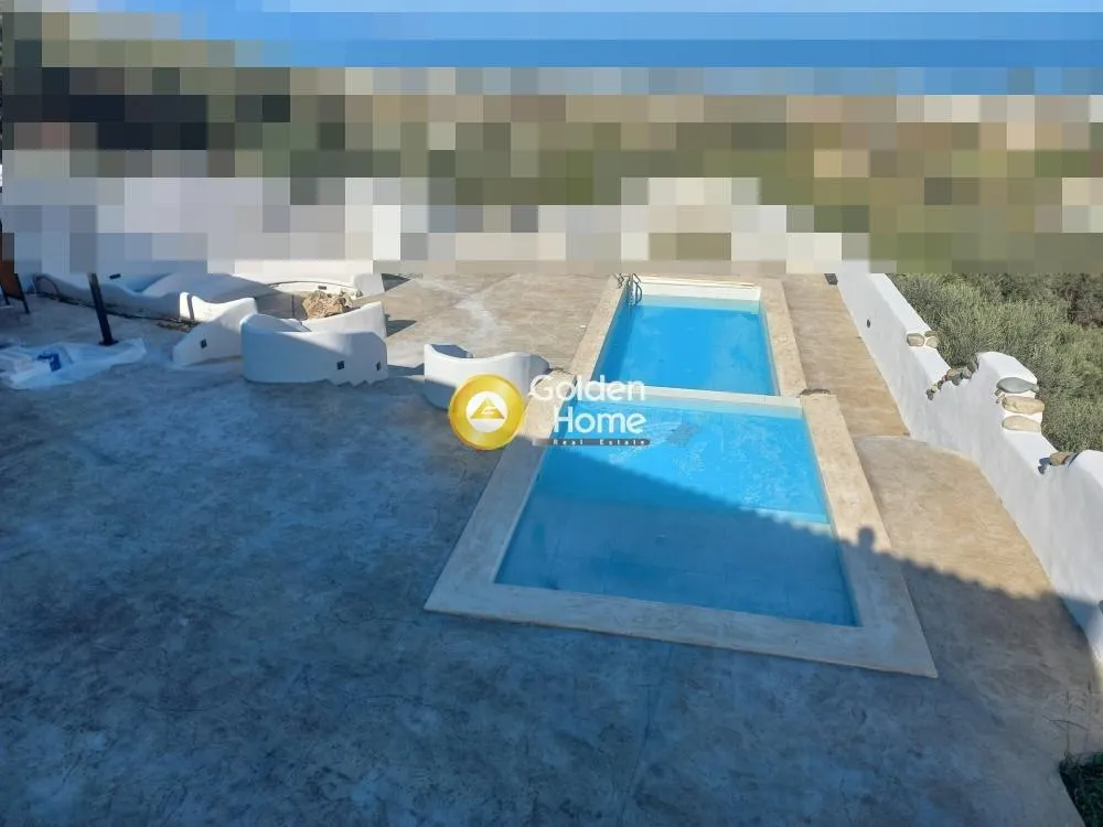 Piscine - Luxury Villa with Sea View in Platanias
