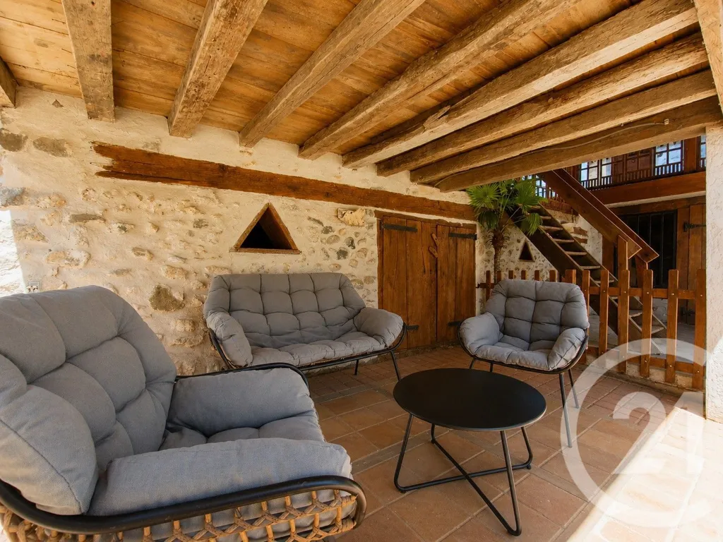 Terrass - Historic Manor with Pool in Grésy-sur-Aix