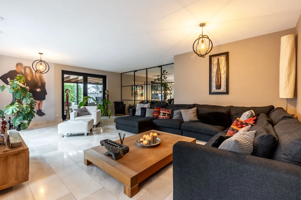 Séjour - Detached House with Private Pool in Pernis