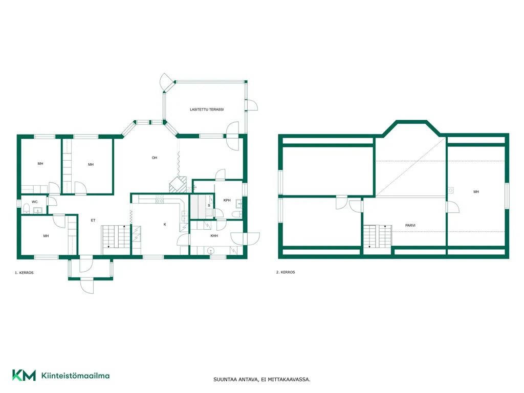 Plaan - Spacious Detached House with Garden in Riskunmäki