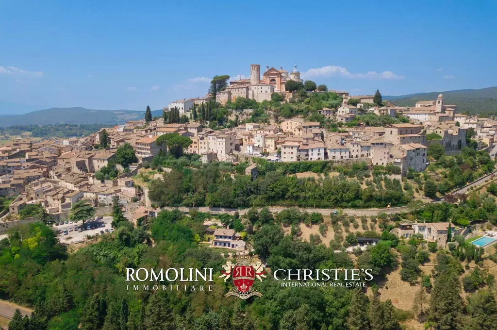 Vue aérienne - New Villa with Panoramic View in Amelia, Umbria