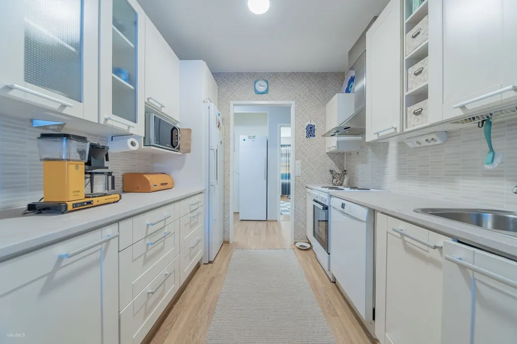 Köök - Apartment with Sauna in Pori