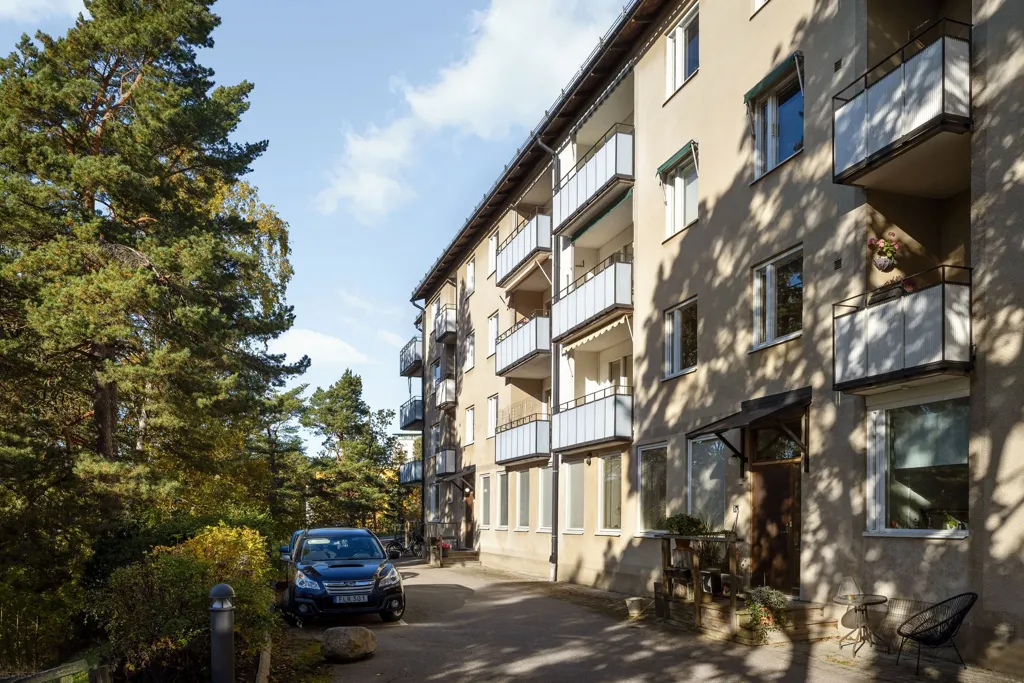 Extérieur - Modern Apartment with Balcony in Näsby Park