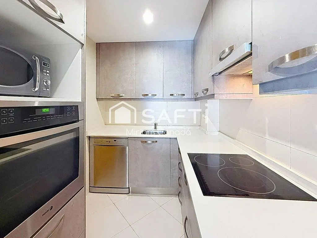 Köök - Apartment with Balcony in Sitges Centre