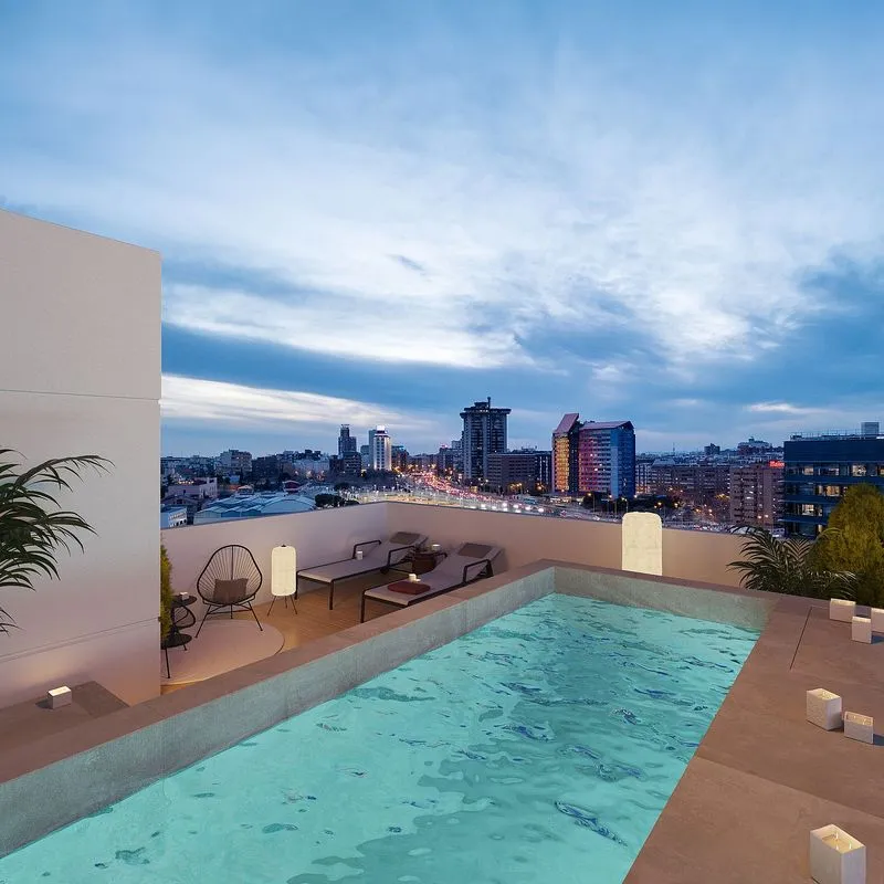 Bassein - New Flat with Pool in Madrid