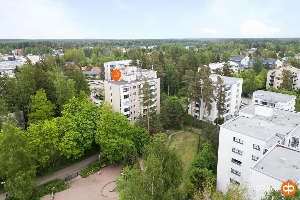 Vue aérienne - Apartment with Balcony in Quiet District