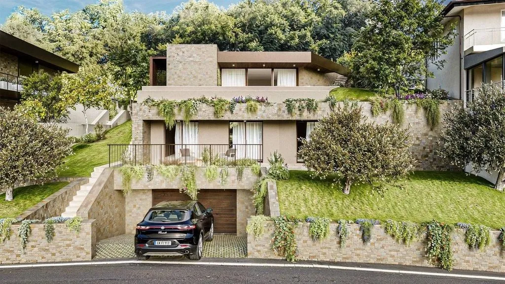 Contemporary Villa with Pool in Incaffi, Veneto