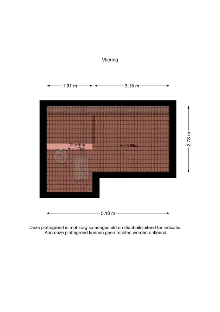 Plan - Maisonnette with Balcony near Huizen Harbour