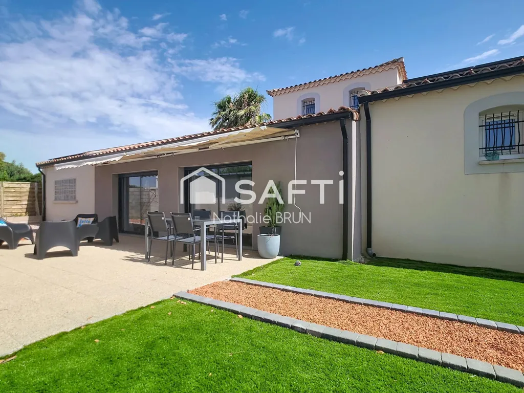 Jardin - Villa Rénovée avec Piscine à Marseillan