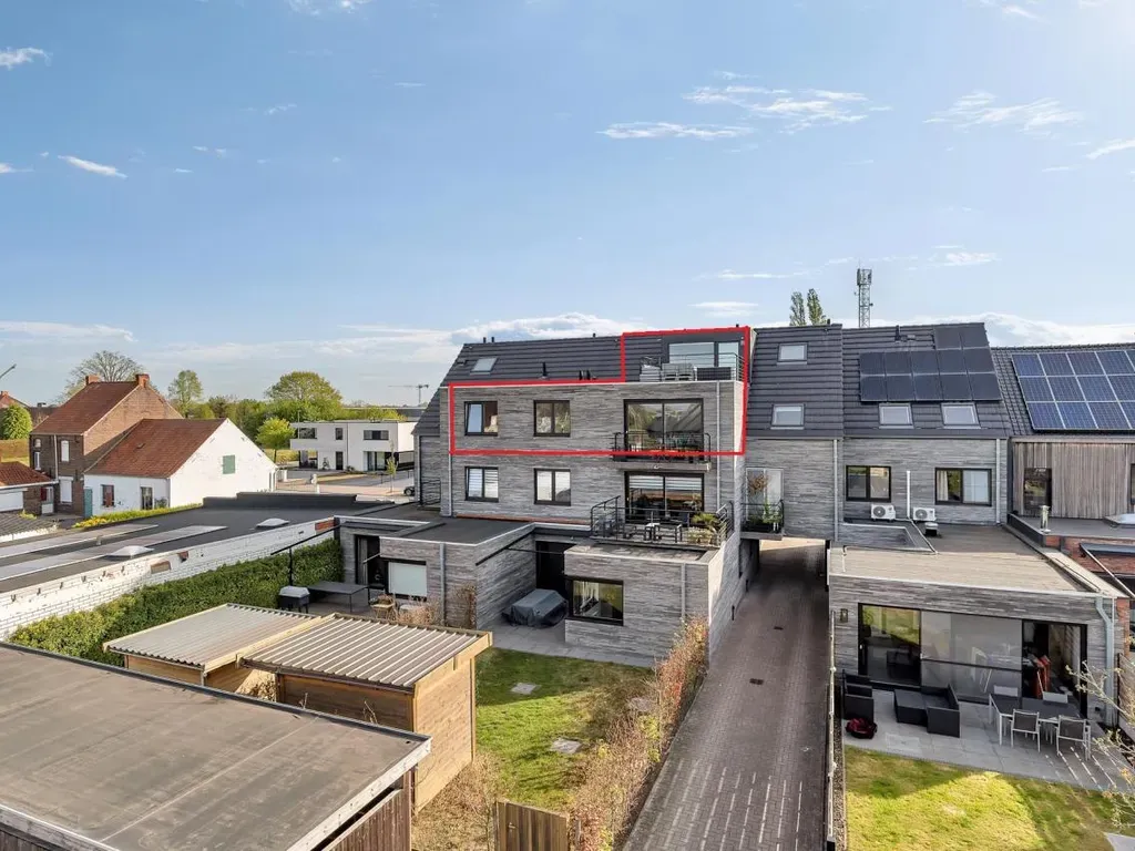 Õhuvaade - Modern Apartment with Rooftop Terrace in Machelen