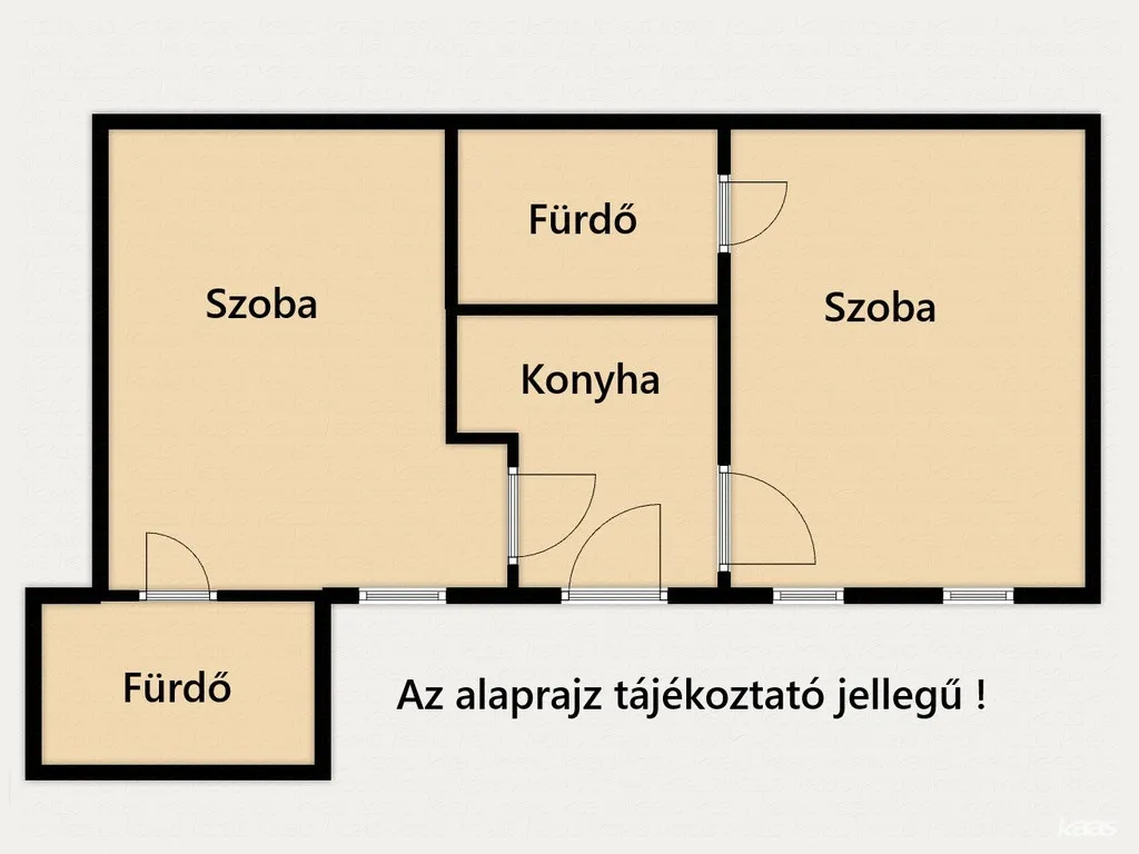 Planimetria - Courtyard Flat Near City Centre in Szeged