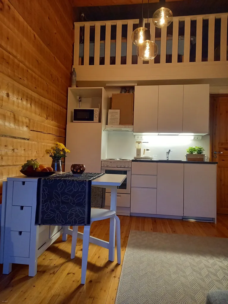 Cuisine - Furnished Apartment with Sauna in Ruka