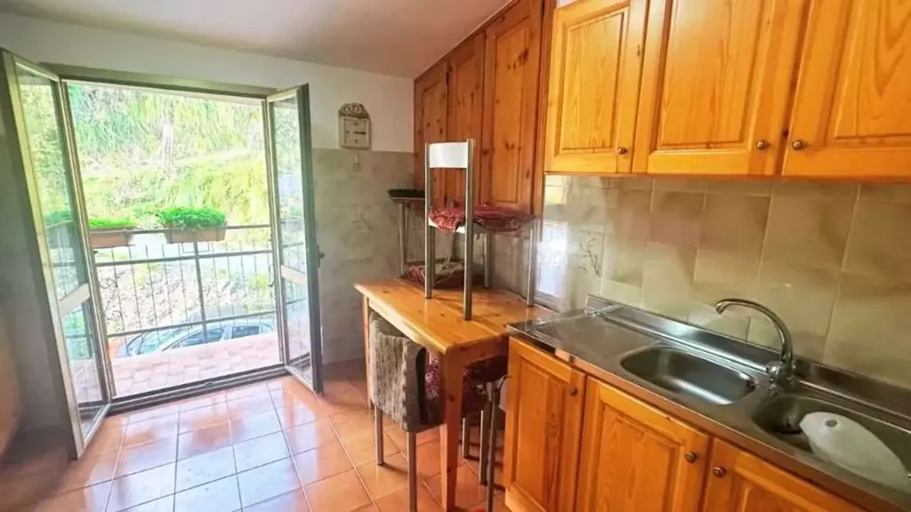 Cuisine - Rustic Apartment with Sea View in Bonifati