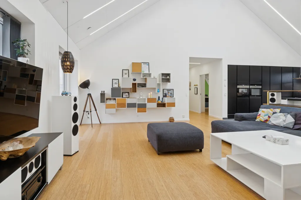 Séjour - Contemporary Villa with Garden in Holbæk