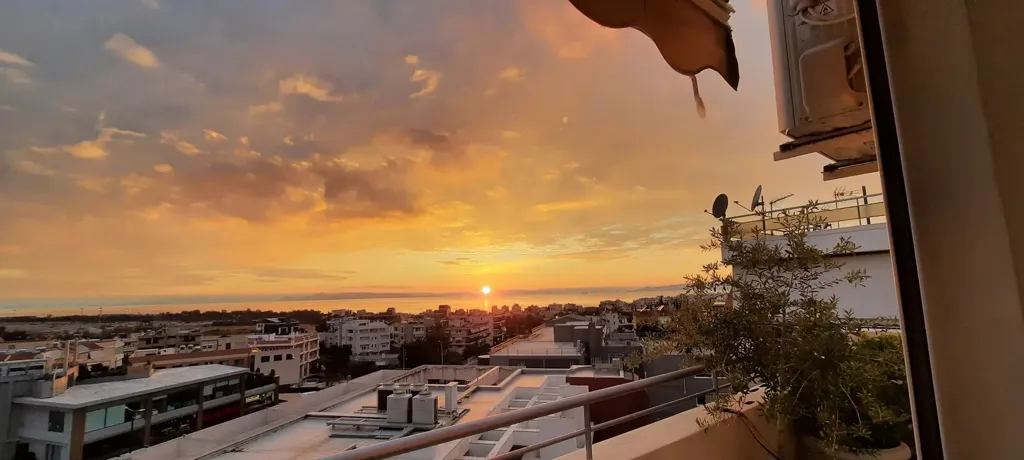 Balcon - Maisonette with Panoramic Sea View in Alimos
