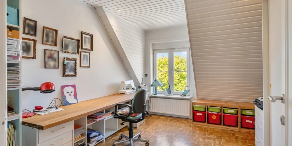 Bureau - Villa Rénovée avec Garage à Erps-Kwerps
