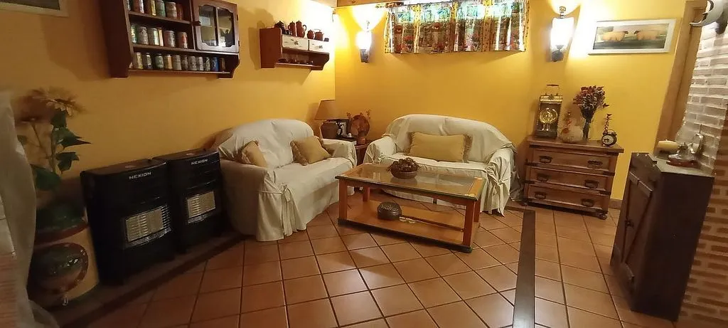 Living Room - Chalet with Pool and Terrace in Simancas