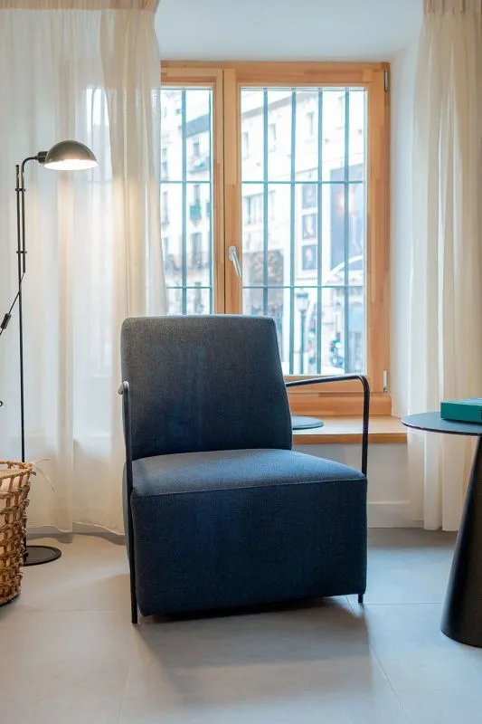 Séjour - Furnished Flat with Air Conditioning in Madrid