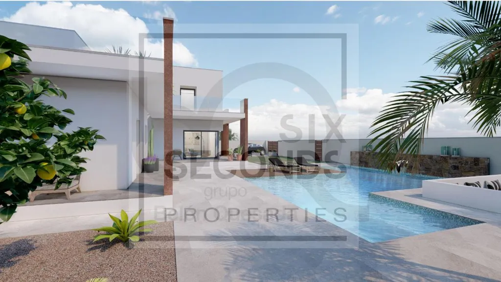 Piscina - Detached Villa with Pool in San Fulgencio