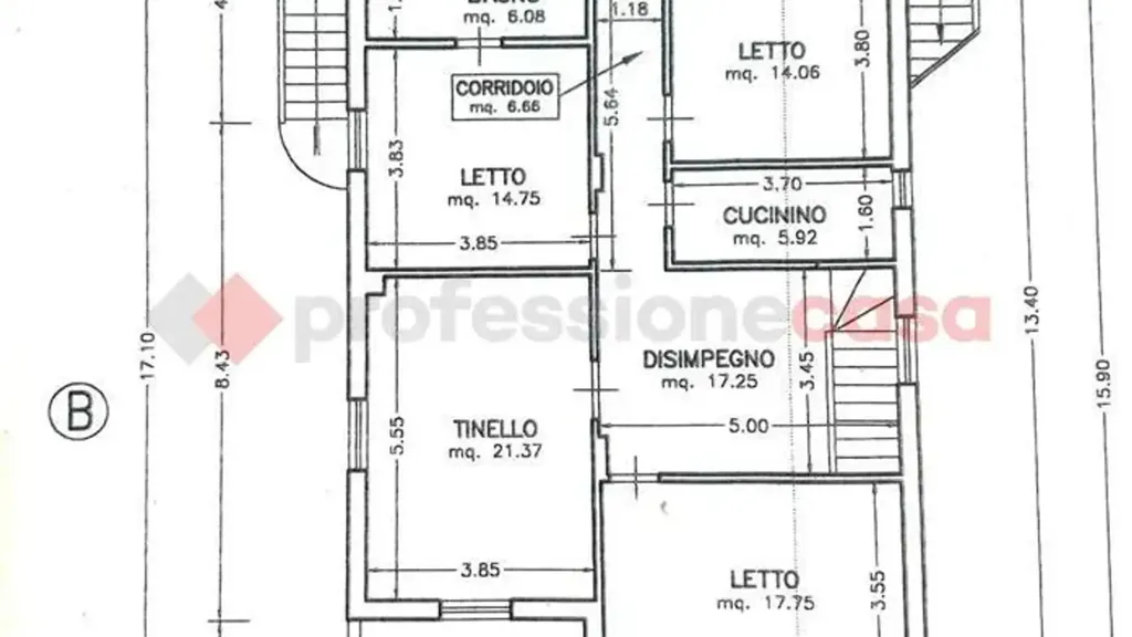 Planimetria - Villa with Sea View in Leporano
