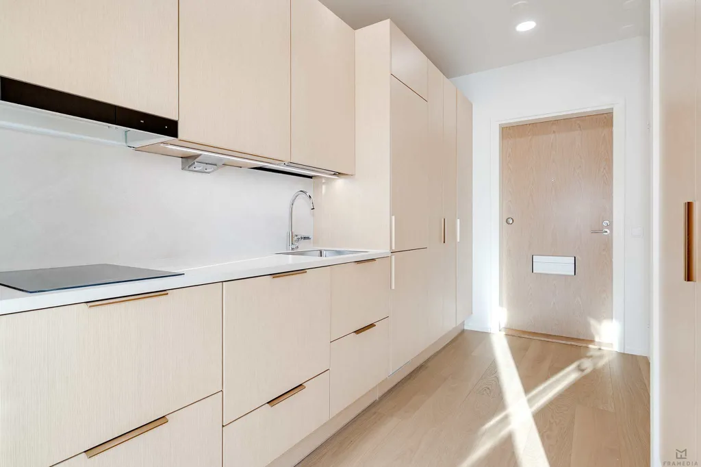 Köök - Modern Studio Flat with Balcony in Tampere Centre